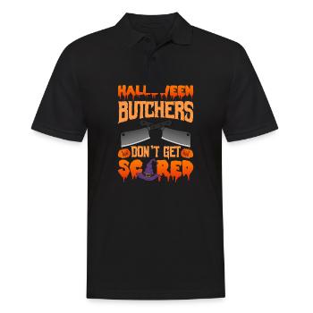 Halloween Butcher Halloween Butcher - Men's Polo Shirt - black - Front - Kai (181cm)