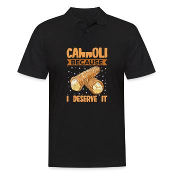 Cannoli Cannolo - Polo Homme - noir - Devant - Kai (181cm)