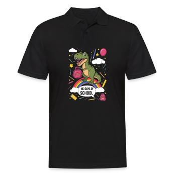 100e jour d’école 100 jour d’école des enfants - Polo Homme - noir - Devant - Kai (181cm)