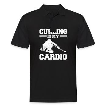 Curling Sport Curling - Polo Homme - noir - Devant - Kai (181cm)
