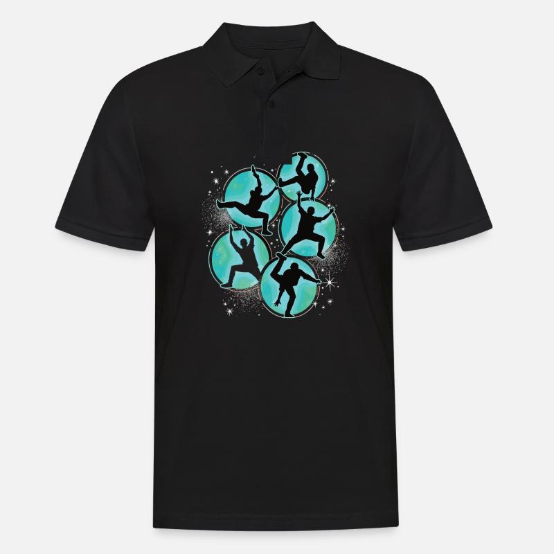 Breakdance Kids pour les Breakdancers de danse - Polo Homme - noir