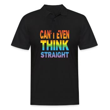 Pride LGBTQ Pride Regenbogen Pride Gay Pride Lgbtq - Männer Poloshirt - Schwarz - Vorne - Kai (181cm)