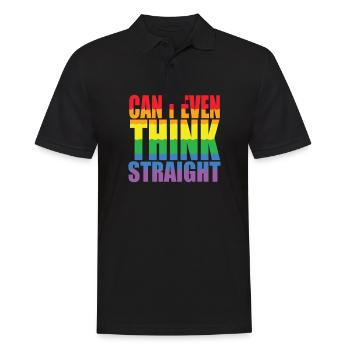 Pride LGBTQ Pride Regenbogen Pride Gay Pride Lgbtq - Männer Poloshirt - Schwarz - Vorne - Kai (181cm)