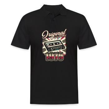 50th Birthday Men Women 50 Years March - Men's Polo Shirt - black - Front - Kai (181cm)