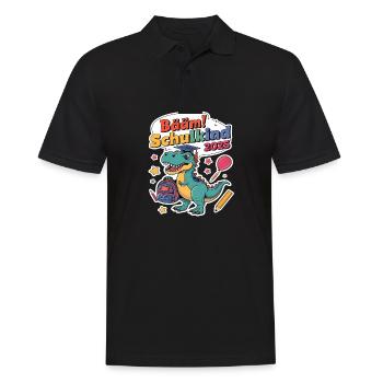 Écolier 2025 Inscription à l’école Retour à l’école - Polo Homme - noir - Devant - Kai (181cm)