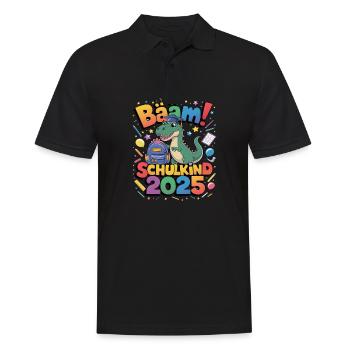 Écolier 2025 Inscription à l’école Retour à l’école - Polo Homme - noir - Devant - Kai (181cm)