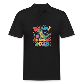 Écolier 2025 Inscription à l’école Retour à l’école - Polo Homme - noir - Devant - Kai (181cm)