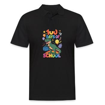100th Day Of School 100 Day Of School Kids - Men's Polo Shirt - black - Front - Kai (181cm)