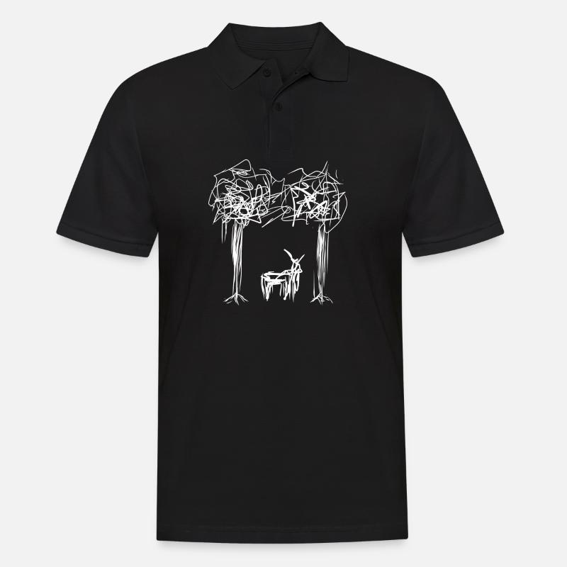 Trees Tree - Men's Polo Shirt - black