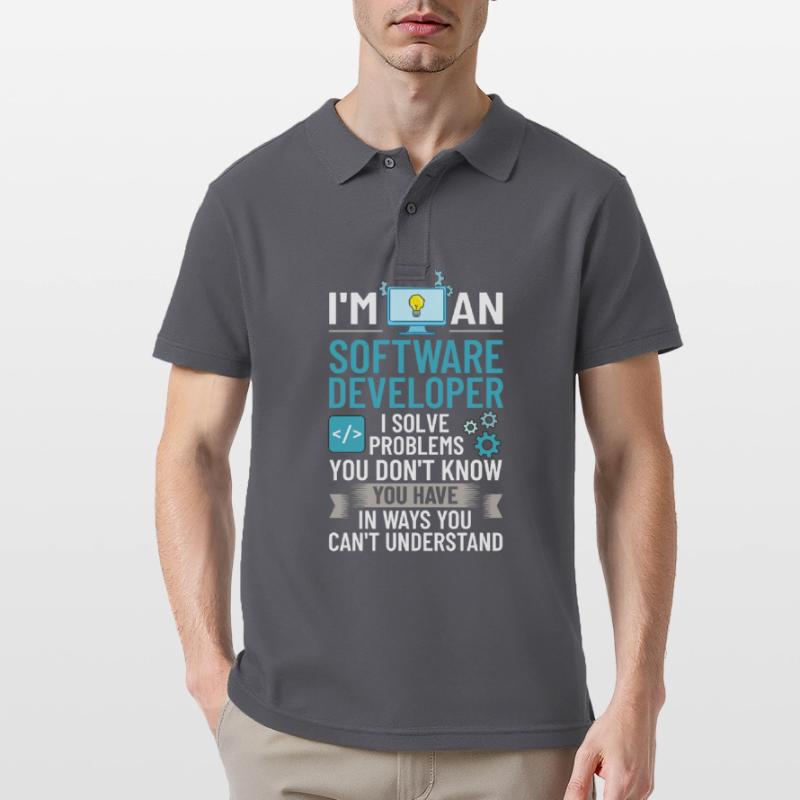 Software Development Software Developer Developer Men's Polo Shirt