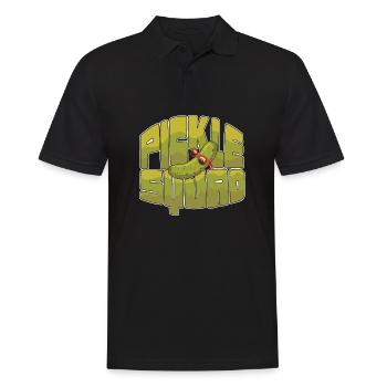 Soutien émotionnel Cornichon Soutien Ami - Polo Homme - noir - Devant - Kai (181cm)
