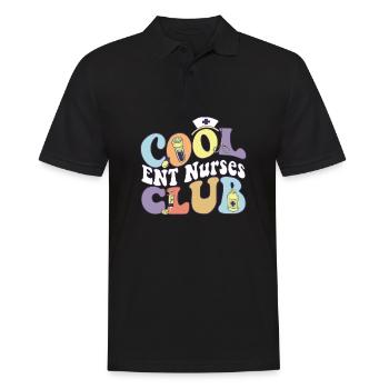 Cool Ent Nurses Club Registered Nurse Medical - Männer Poloshirt - Schwarz - Vorne - Kai (181cm)