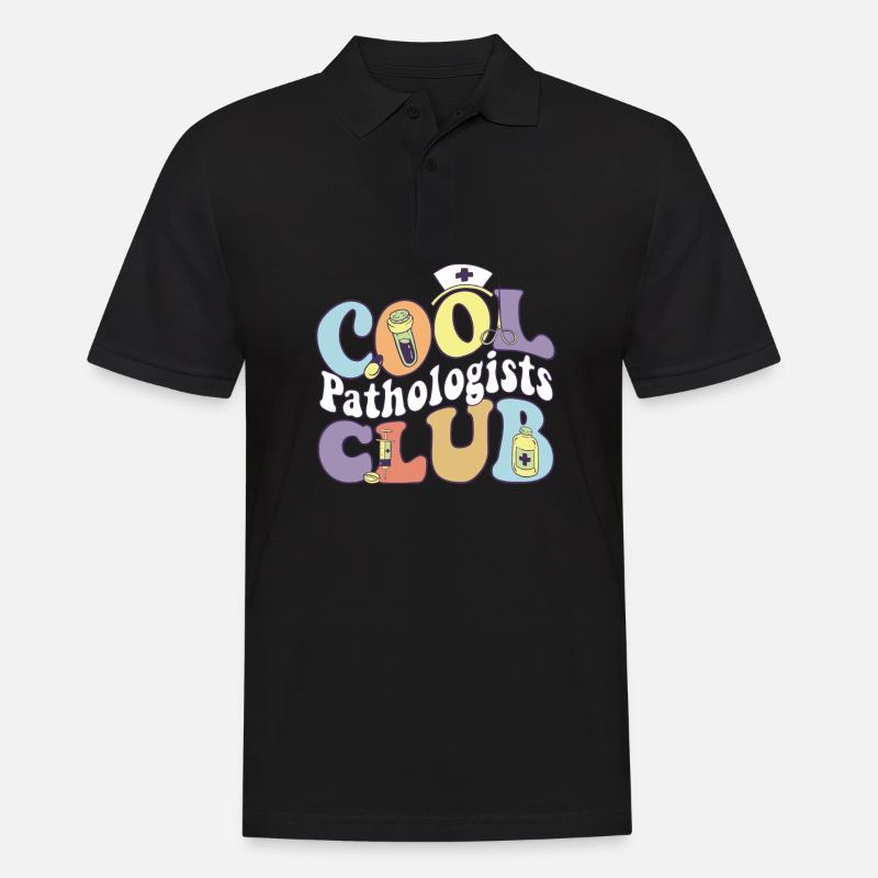 Cool Pathologists Club Pathology Practitioner - Men's Polo Shirt - black