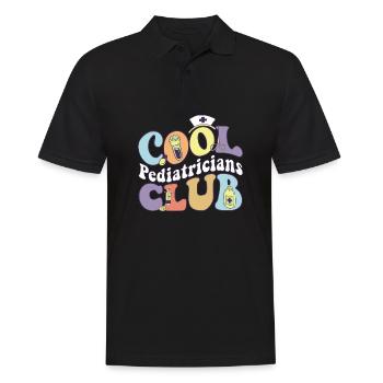 Cool Pediatricians Club Pedia Squad Pediatrist - Männer Poloshirt - Schwarz - Vorne - Kai (181cm)