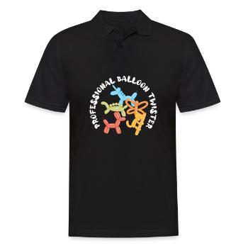 Ballon professionnel Animal Twister Circus - Polo Homme - noir - Devant - Kai (181cm)