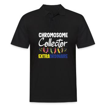 L’amour ne compte pas les chromosomes du syndrome de Down - Polo Homme - noir - Devant - Kai (181cm)
