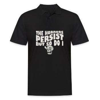 Les horreurs persistent, mais moi aussi Skeleton Internet - Polo Homme - noir - Devant - Kai (181cm)