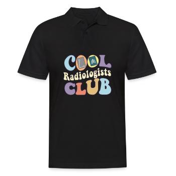 Cool Radiologist Club Rad Tech Squad Radiology - Men's Polo Shirt - black - Front - Kai (181cm)