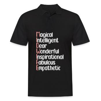 Sages-femmes Dictons | Profession de sage-femme Cadeaux de travail - Polo Homme - noir - Devant - Kai (181cm)