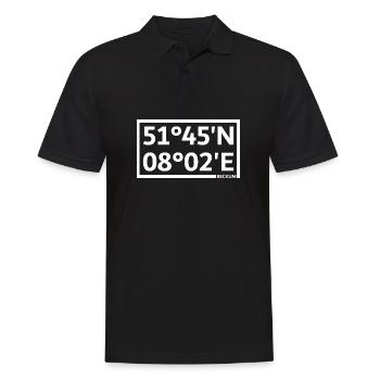Beckum coordinates - Men's Polo Shirt - black - Front - Kai (181cm)