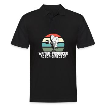 Scénariste Producteur Acteur Réalisateur Réalisateur Film - Polo Homme - noir - Devant - Kai (181cm)