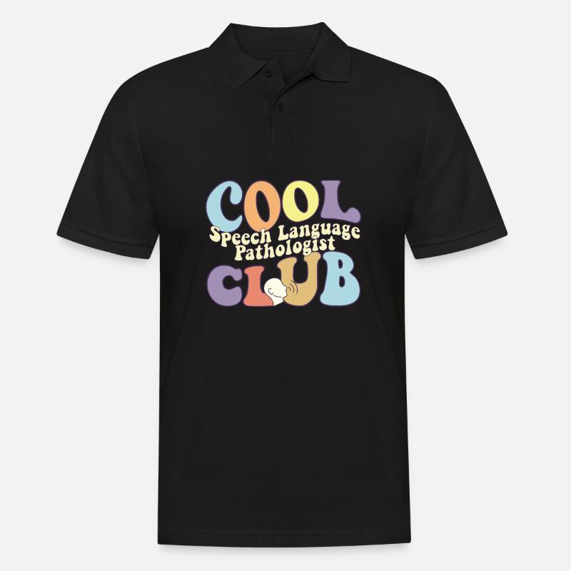 Cool Speech Language Pathologist Club SLP - Polo da uomo - nero