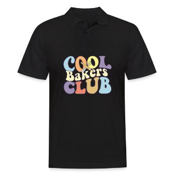 Cool Bakers Club Baking Team Pastry Chef Baker - Männer Poloshirt - Schwarz - Vorne - Kai (181cm)