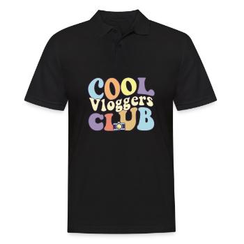 Cool Vloggers Club Social Media Content Creator - Men's Polo Shirt - black - Front - Kai (181cm)