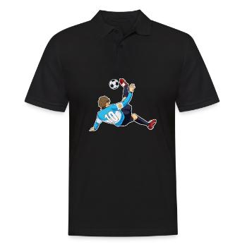 Équipe d’Argentine de football I Football - Polo Homme - noir - Devant - Kai (181cm)