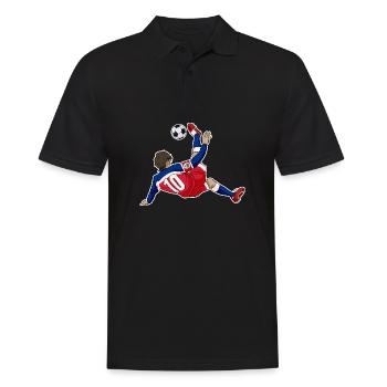 Costa Rica Équipe nationale de football I Football Costa - Polo Homme - noir - Devant - Kai (181cm)