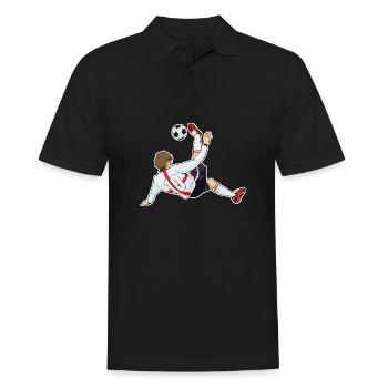 Équipe nationale d’Angleterre de football I Football United - Polo Homme - noir - Devant - Kai (181cm)