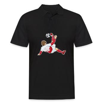 Équipe de Pologne de football I Football Pologne - Polo Homme - noir - Devant - Kai (181cm)