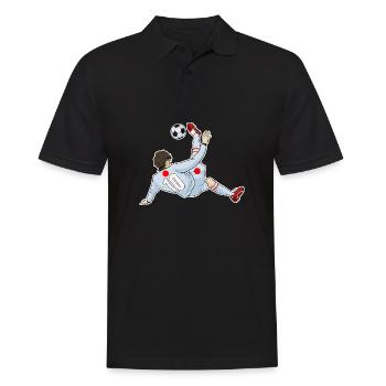 Équipe du Japon de football I Football Japon - Polo Homme - noir - Devant - Kai (181cm)