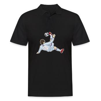Équipe de Corée du Sud de football I Football - Polo Homme - noir - Devant - Kai (181cm)