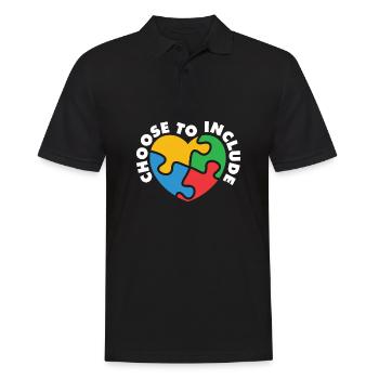 Choisissez d’inclure un enseignant spécialisé - Polo Homme - noir - Devant - Kai (181cm)