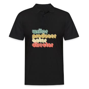 Scénariste Producteur Acteur Réalisateur Réalisateur Film - Polo Homme - noir - Devant - Kai (181cm)