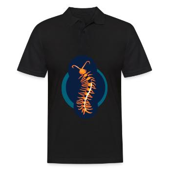 poisonous scolopender crawler insect - Men's Polo Shirt - black - Front - Kai (181cm)