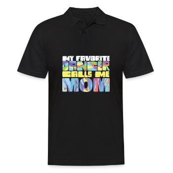 My Favorite Dancer Calls Me Mom Proud Dance Mother - Männer Poloshirt - Schwarz - Vorne - Kai (181cm)