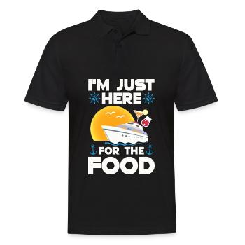 Kreuzfahrt Schiff | Kreuzfahrtreise Meer Geschenke - Männer Poloshirt - Schwarz - Vorne - Kai (181cm)