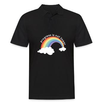 Sped Teacher Paraprofessional Progress Is Not - Men's Polo Shirt - black - Front - Kai (181cm)