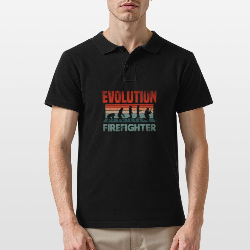 Golf Evolution From Monkey To Men Golfing Men's Polo Shirt