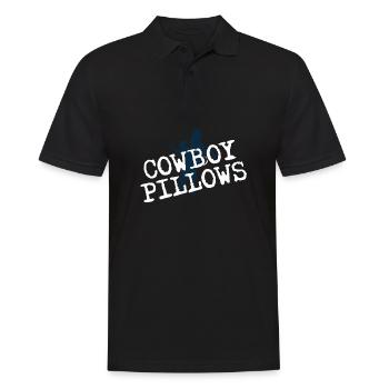 Cowboy Pillows Southern Girl Texas Lady Funny - Men's Polo Shirt - black - Front - Kai (181cm)