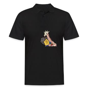 Giraffe - Polo Homme - noir - Devant - Kai (181cm)