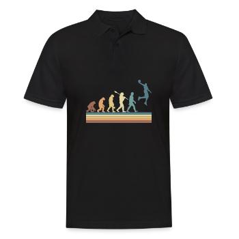 Basketball Sports Evolution for BBall Lovers Dunk - Men's Polo Shirt - black - Front - Kai (181cm)