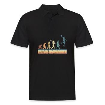 Basketball Sports Evolution for BBall Lovers Dunk - Men's Polo Shirt - black - Front - Kai (181cm)