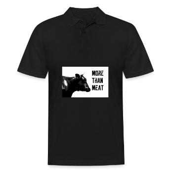 Plus que de la viande - Polo Homme - noir - Devant - Kai (181cm)