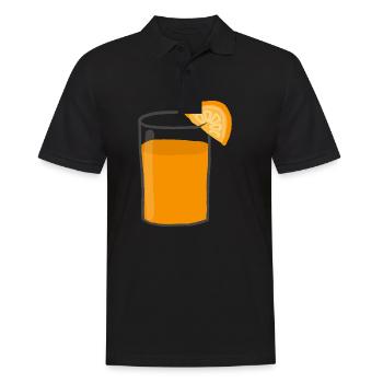 Jus d’orange - Polo Homme - noir - Devant - Kai (181cm)