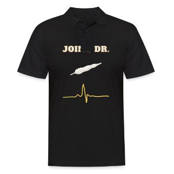 Joint Dr. Bags Stoner Humor 420 Stoner Bag Hero - Men's Polo Shirt - black - Front - Kai (181cm)