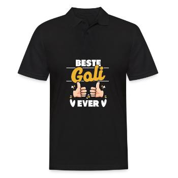Beste Goli Ever - Taufgoli - Männer Poloshirt - Schwarz - Vorne - Kai (181cm)