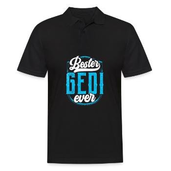 Bester Gedi Ever Taufgedi Firmged - Männer Poloshirt - Schwarz - Vorne - Kai (181cm)